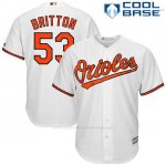 Camiseta Beisbol Hombre Baltimore Orioles 53 Zach Britton Blanco Cool Base