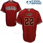 Camiseta Beisbol Hombre Arizona Diamondbacks 22 Jake Lamb Rojo 2017 Cool Base