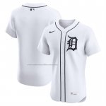Camiseta Beisbol Hombre Detroit Tigers Home Elite Blanco