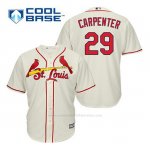 Camiseta Beisbol Hombre St. Louis Cardinals Chris Carpenter 29 Crema Alterno Cool Base