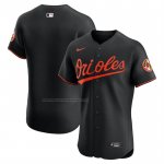 Camiseta Beisbol Hombre Baltimore Orioles Alterno Elite Negro