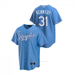 Camiseta Beisbol Hombre Kansas City Royals Ian Kennedy Replica Alterno Azul