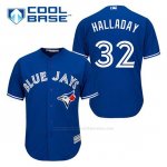 Camiseta Beisbol Hombre Toronto Blue Jays Roy Halladay 32 Azul Alterno Cool Base