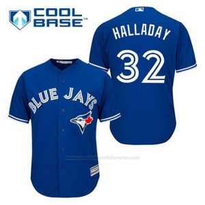 Camiseta Beisbol Hombre Toronto Blue Jays Roy Halladay 32 Azul Alterno Cool Base