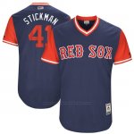 Camiseta Beisbol Hombre Boston Red Sox 2017 Little League World Series 41 Chris Sale Azul