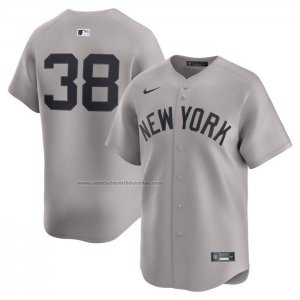 Camiseta Beisbol Hombre New York Yankees Devin Williams Segunda Limited Gris1
