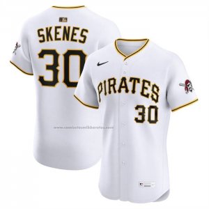 Camiseta Beisbol Hombre Pittsburgh Pirates Paul Skenes Home Awards Elite Blanco