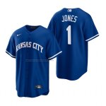 Camiseta Beisbol Hombre Kansas City Royals Jacoby Jones Alterno Replica Azul