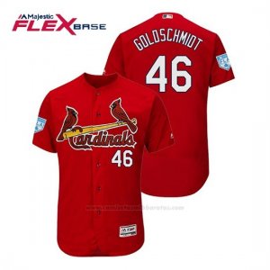 Camiseta Beisbol Hombre St. Louis Cardinals Paul Goldschmidt Flex Base Entrenamiento de Primavera 2019 Rojo