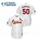 Camiseta Beisbol Hombre St. Louis Cardinals Adam Wainwright 2019 Postseason Cool Base Blanco