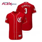 Camiseta Beisbol Hombre Cincinnati Reds Scooter Gennett Flex Base Entrenamiento de Primavera 2019 Rojo