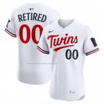 Camiseta Beisbol Hombre Minnesota Twins Retired Roster Elite Primera Blanco