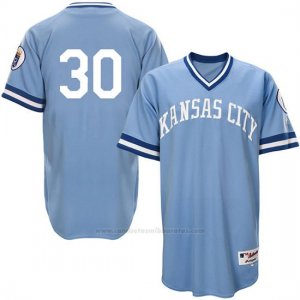 Camiseta Beisbol Hombre Kansas City Royals Yordano Ventura Light Azul Turn Back The Clock