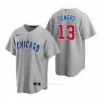 Camiseta Beisbol Hombre Chicago Cubs Ed Howard Replica 2020 Gris