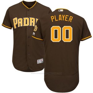 Camiseta San Diego Padres Personalizada Marron