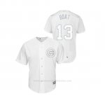 Camiseta Beisbol Hombre Chicago Cubs David Bote 2019 Players Weekend Boat Replica Blanco