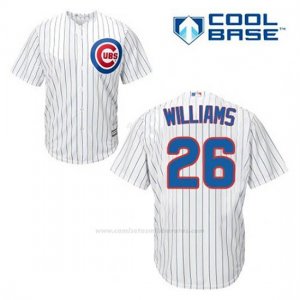 Camiseta Beisbol Hombre Chicago Cubs 26 Billy Williams Blanco 1ª Cool Base