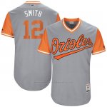 Camiseta Beisbol Hombre Baltimore Orioles 2017 Little League World Series 12 Seth Smith Gris