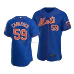Camiseta Beisbol Hombre New York Mets Carlos Carrasco Alterno Autentico Azul