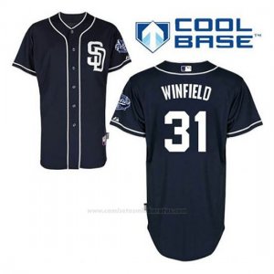 Camiseta Beisbol Hombre San Diego Padres Dave Winfield 31 Azul Azul Alterno Cool Base