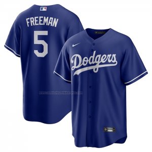 Camiseta Beisbol Hombre Los Angeles Dodgers Freddie Freeman Alterno Replica Azul