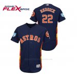 Camiseta Beisbol Hombre Houston Astros Josh Reddick 2019 Entrenamiento de Primavera Flex Base Azul