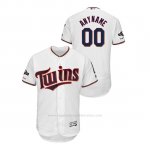 Camiseta Beisbol Hombre Minnesota Twins Personalizada 2019 Postseason Flex Base Blanco