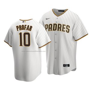 Camiseta Beisbol Hombre San Diego Padres Jurickson Profar Replica Primera Marron Blanco