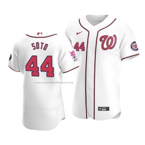 Camiseta Beisbol Hombre Washington Nationals Juan Soto Primera Run Derby 2021 All Star Blanco