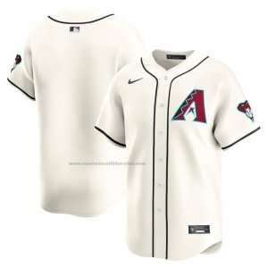 Camiseta Beisbol Hombre Arizona Diamondbacks Primera Limited Crema