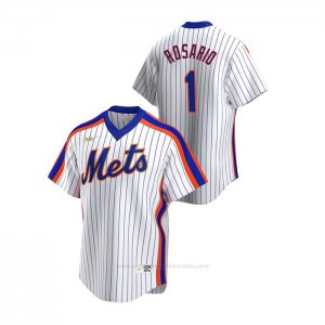 Camiseta Beisbol Hombre New York Mets Amed Rosario Cooperstown Collection Primera Blanco