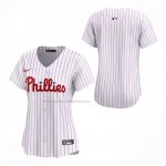 Camiseta Beisbol Mujer Philadelphia Phillies Primera Limited Blanco Camiseta Beisbol Mujer Philadelphia Phillies Primera Limited Blanco