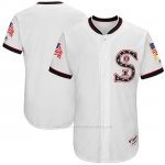 Camiseta Beisbol Hombre Chicago White Sox Blanco 1917 Turn Back The Clock