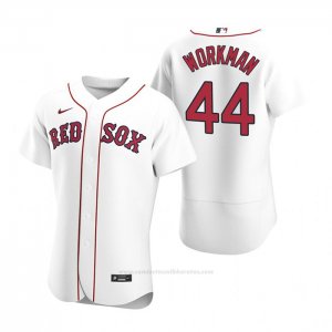 Camiseta Beisbol Hombre Boston Red Sox Brandon Workman Autentico 2020 Primera Blanco