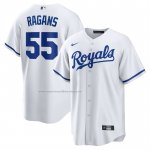 Camiseta Beisbol Hombre Kansas City Royals Cole Ragans Primera Replica Blanco