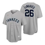 Camiseta Beisbol Hombre New York Yankees D.j. Lemahieu Cooperstown Collection Gris