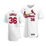 Camiseta Beisbol Hombre St. Louis Cardinals Austin Gomber Autentico Primera Blanco
