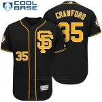 Camiseta Beisbol Hombre San Francisco Giants Brandon Crawford Negro Cool Base