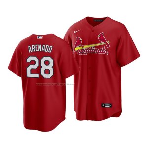 Camiseta Beisbol Hombre St. Louis Cardinals Nolan Arenado Replica Alterno Rojo