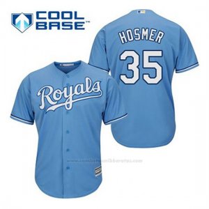 Camiseta Beisbol Hombre Kansas City Royals Eric Hosmer 35 Powder Azul Alterno Cool Base