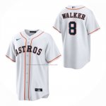 Camiseta Beisbol Nino Houston Astros Christian Walker Primera Replica Blanco