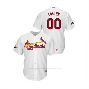 Camiseta Beisbol Hombre St. Louis Cardinals Personalizada 2019 Postseason Cool Base Blanco