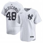 Camiseta Beisbol Hombre New York Yankees Paul Goldschmidt Primera Limited Blanco