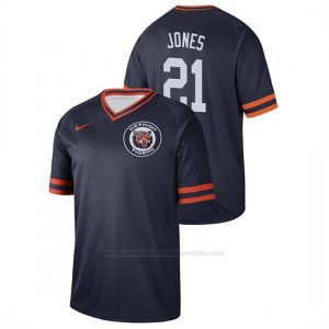 Camiseta Beisbol Hombre Detroit Tigers Jacoby Jones Cooperstown Collection Legend Azul