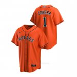 Camiseta Beisbol Hombre Houston Astros Carlos Correa Replica Alterno Naranja