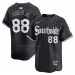 Camiseta Beisbol Hombre Chicago White Sox Luis Robert Jr. Limited Negro