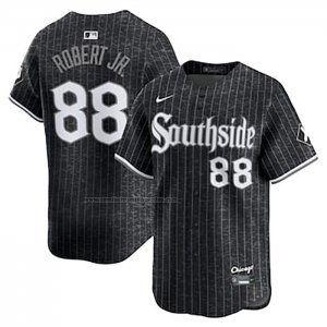 Camiseta Beisbol Hombre Chicago White Sox Luis Robert Jr. Limited Negro