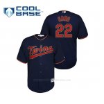 Camiseta Beisbol Nino Minnesota Twins Miguel Sano Cool Base Alternato Azul