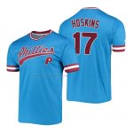 Camiseta Beisbol Hombre Philadelphia Phillies Rhys Hoskins Cooperstown Collection Stitches Azul