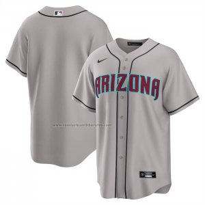 Camiseta Beisbol Hombre Arizona Diamondbacks Segunda Replica Gris